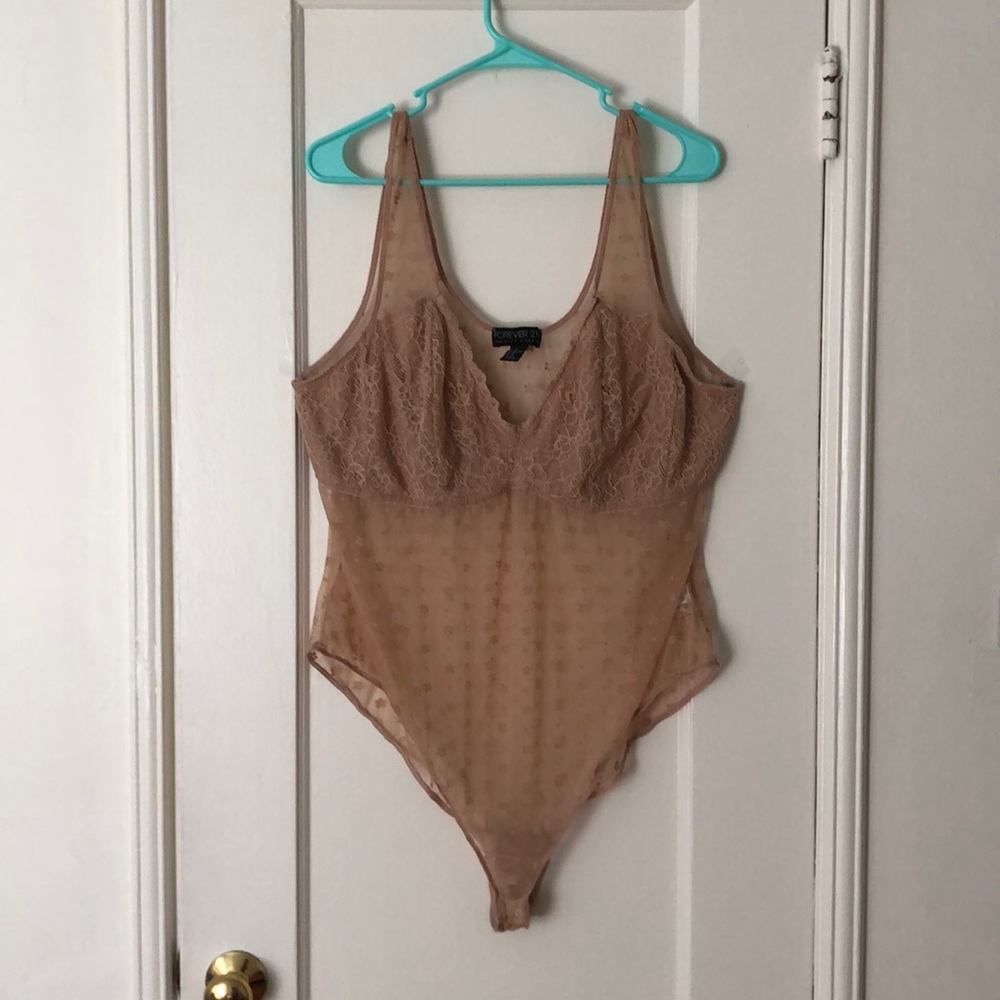 Plus Size Nude Body Suit